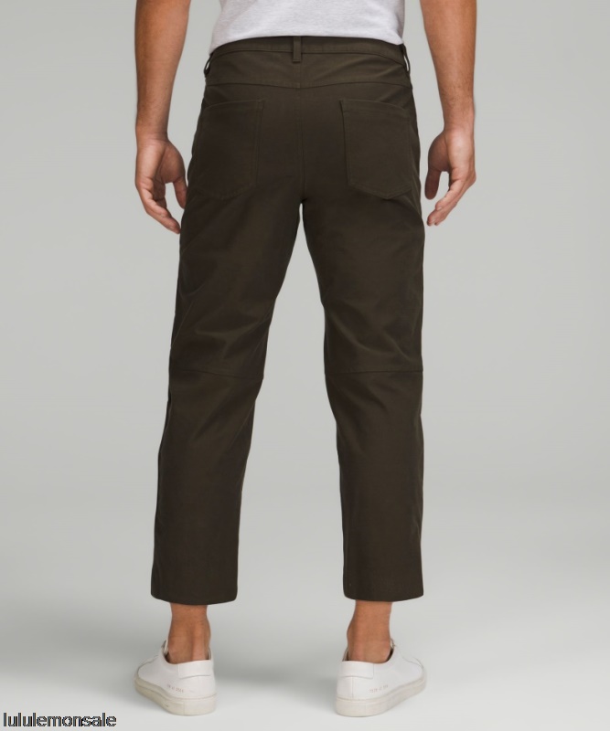 Lululemon Deutschland DELULU676 | Lululemon Deutschland Dark Olive Abc Locker Geschnittene Kurz Geschnittene Hose Utilitech